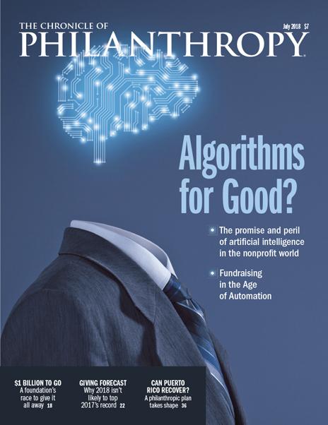 The Chronicle of Philanthropy, July 2018
